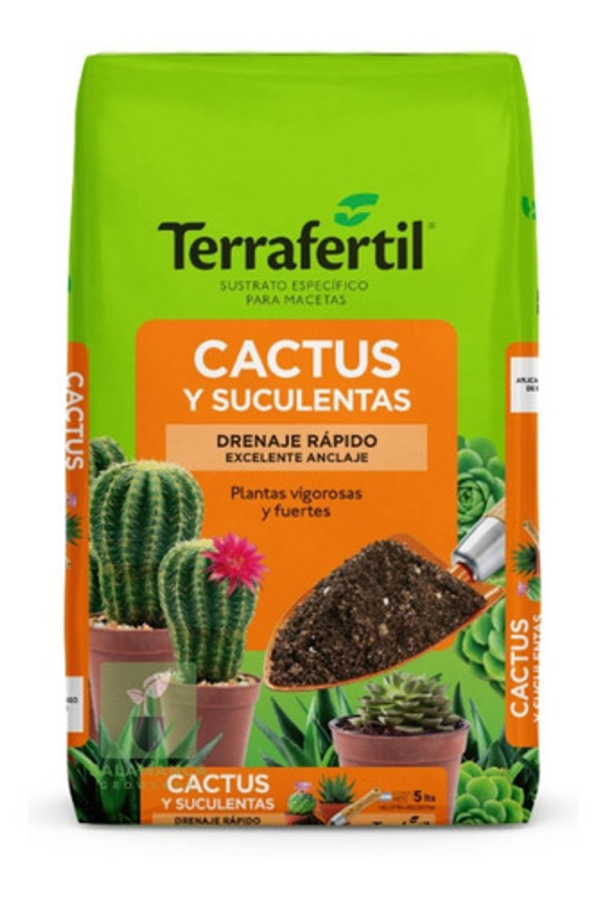 7794021000899 SUSTRATO PARA CACTUS Y SUCULENTAS 5 LT. TERRAFERTIL (491307)