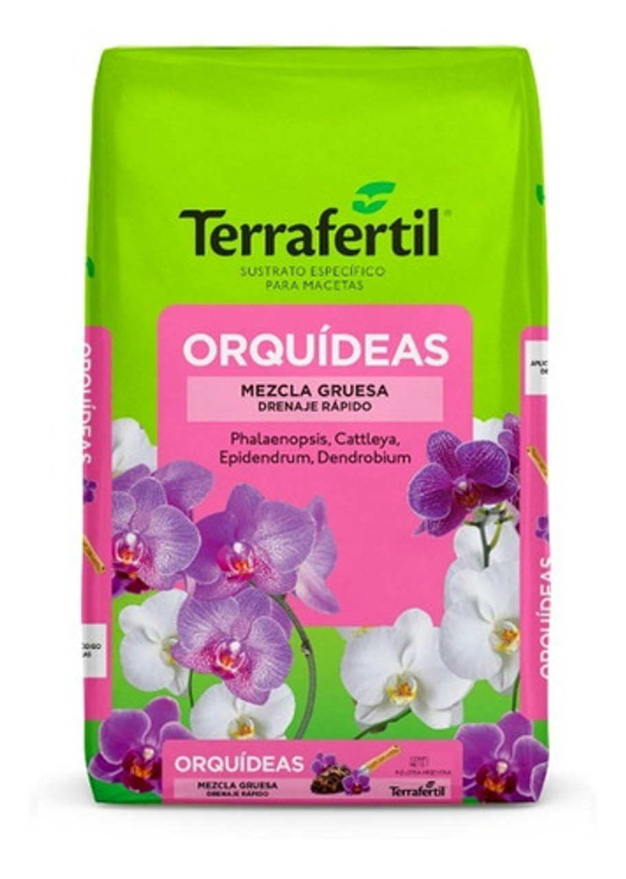 7794021001148 TURBA P/ORQUIDEAS MEZCLA GRUESA TERRAFERTIL 5 LTS. (491304)
