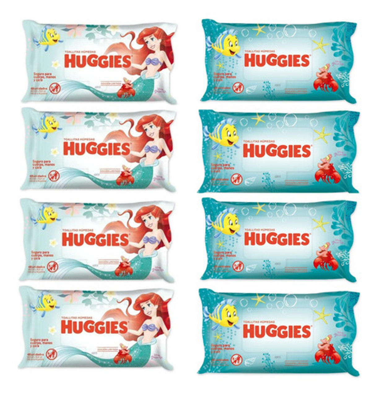 7794626013973 TOALLAS HUMEDAS HUGGIES CUIDADO 4 EN 1 48 UN. DISNEY