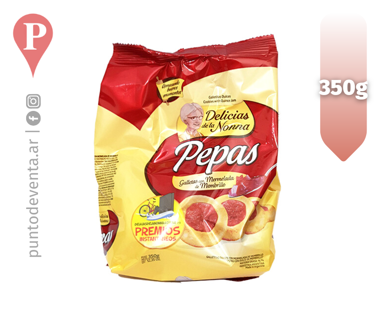 GALLETITA DELICIAS DE LA NONNA 350 GRS. PEPAS (716)