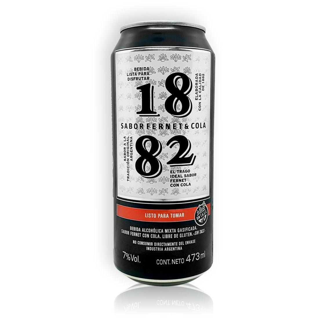 7798167047923 FERNET & COCA COLA 1882 LATA 473 ML. (701062)