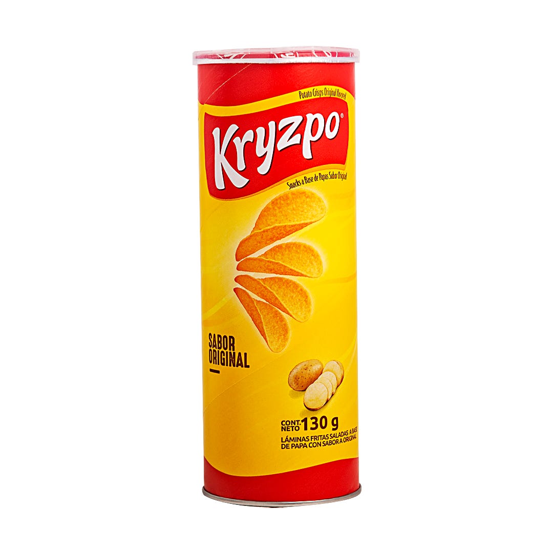 7802800630318 PAPA FRITA KRYZPO 130/140 GRS. SNACK SAB. ORIGINAL (9853)