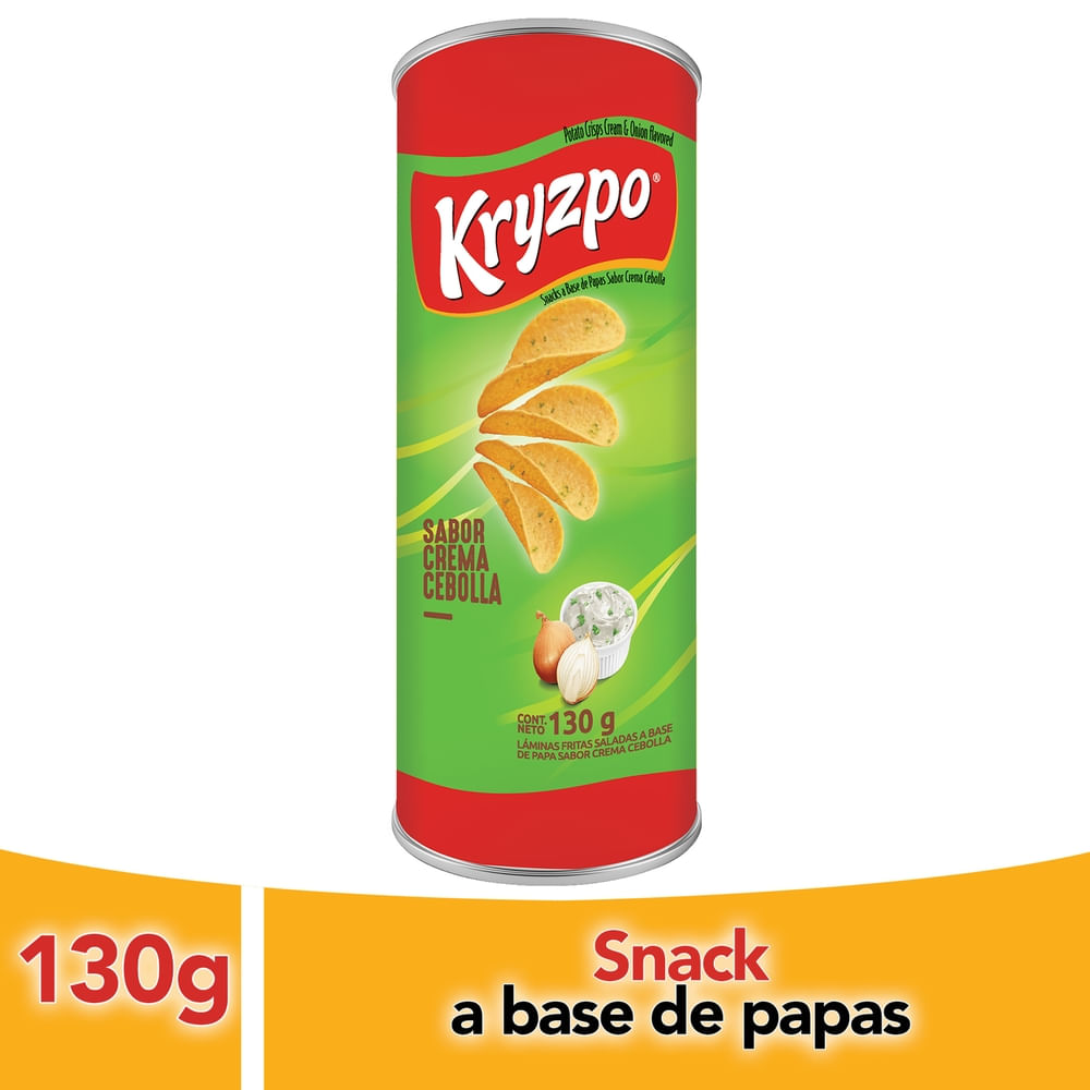 7802800630332 PAPA FRITA KRYZPO 130/140 GRS. SNACK SAB. CEBOLLA (9855)