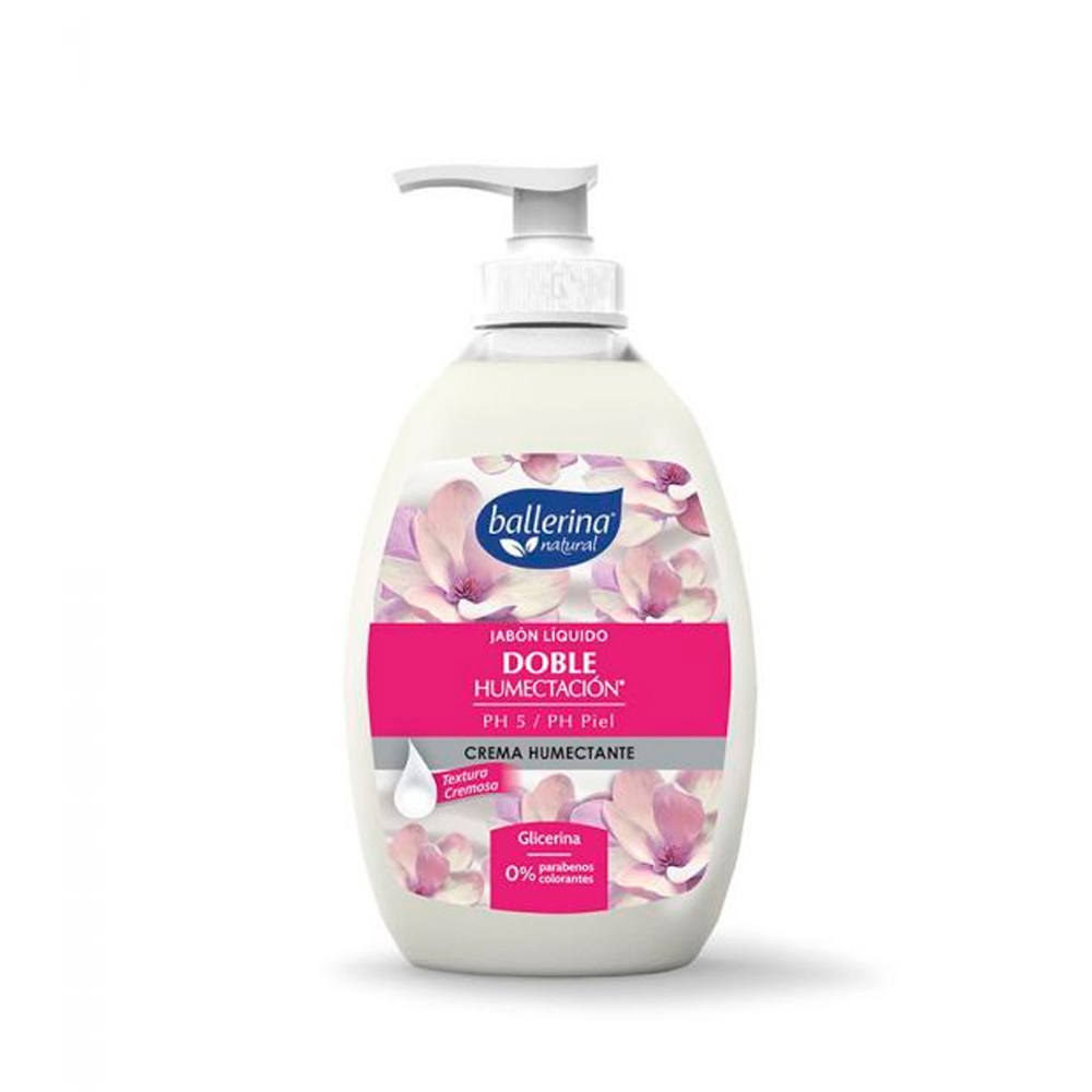 JABON BALLERINA LIQ. FCO. 350 ML. CREMA HUMECTANTE (7877)