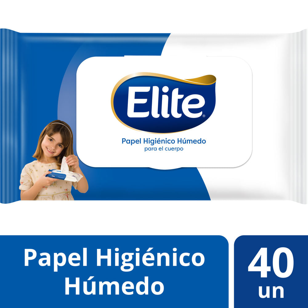 PAPEL HIGIENICO ELITE HUMEDO 40 UN. (9805)
