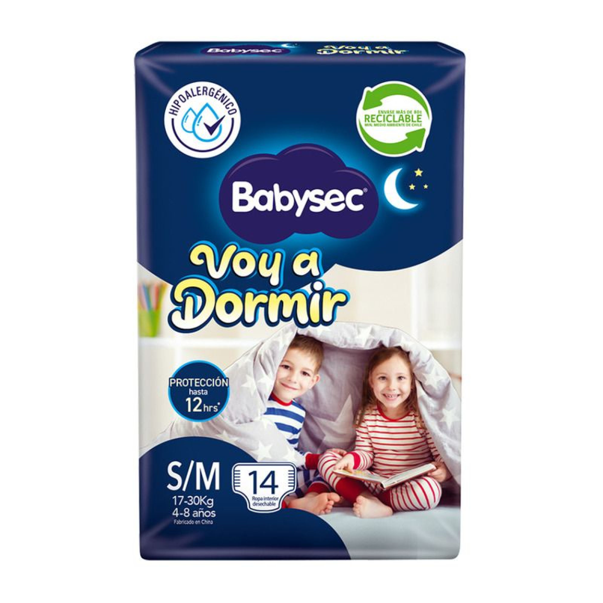 7806500799108 PAÑAL BABYSEC VOY A DORMIR 14 UN. (3917)