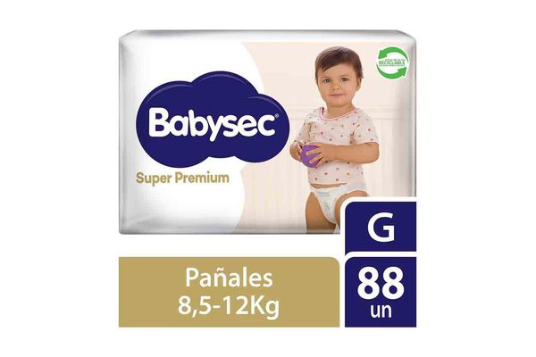7806500799320 PAÑAL BABYSEC SUPER PREMIUM GDE. 88 UN. (3973)