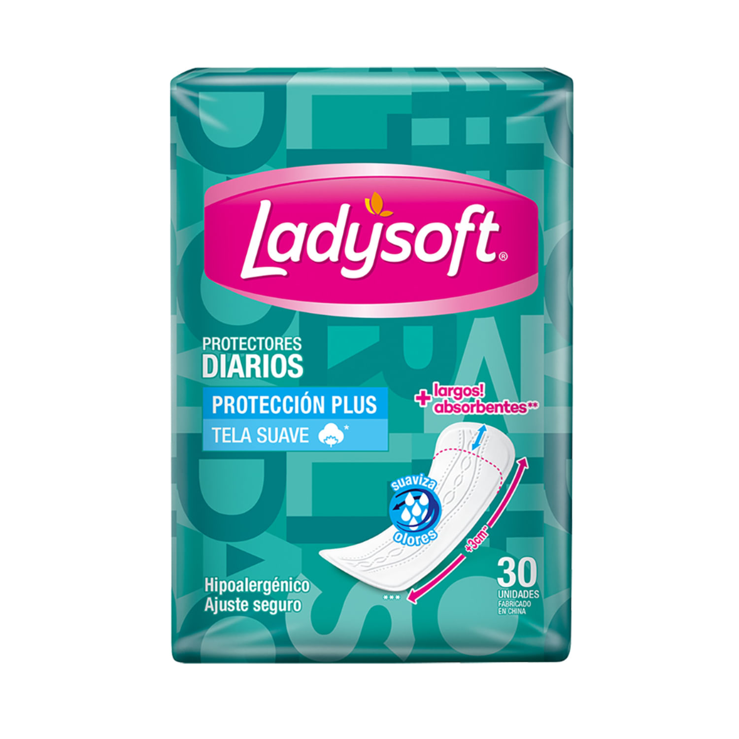 7806500962830 PROTEC. DIARIO LADYSOFT LARGO T.SUAVE 30 UN. (9567)