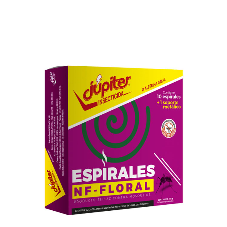 ESPIRAL JUPITER 10 UN. PERFUMADO (1036)