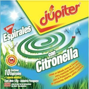 7840001005993 ESPIRAL JUPITER 10 UN. CITRONELLA (1101)