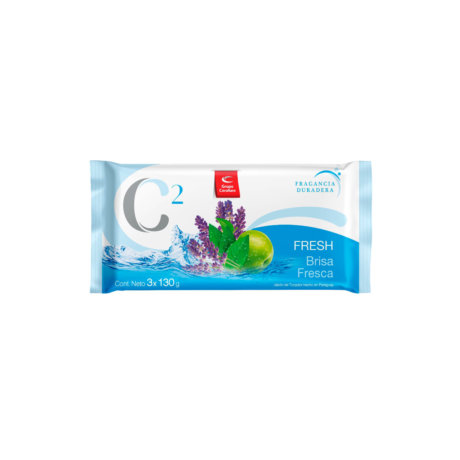 JABON CAVALLARO C2 130 GRS. X 3 UN. FRESH/FRESCURA INFINITA