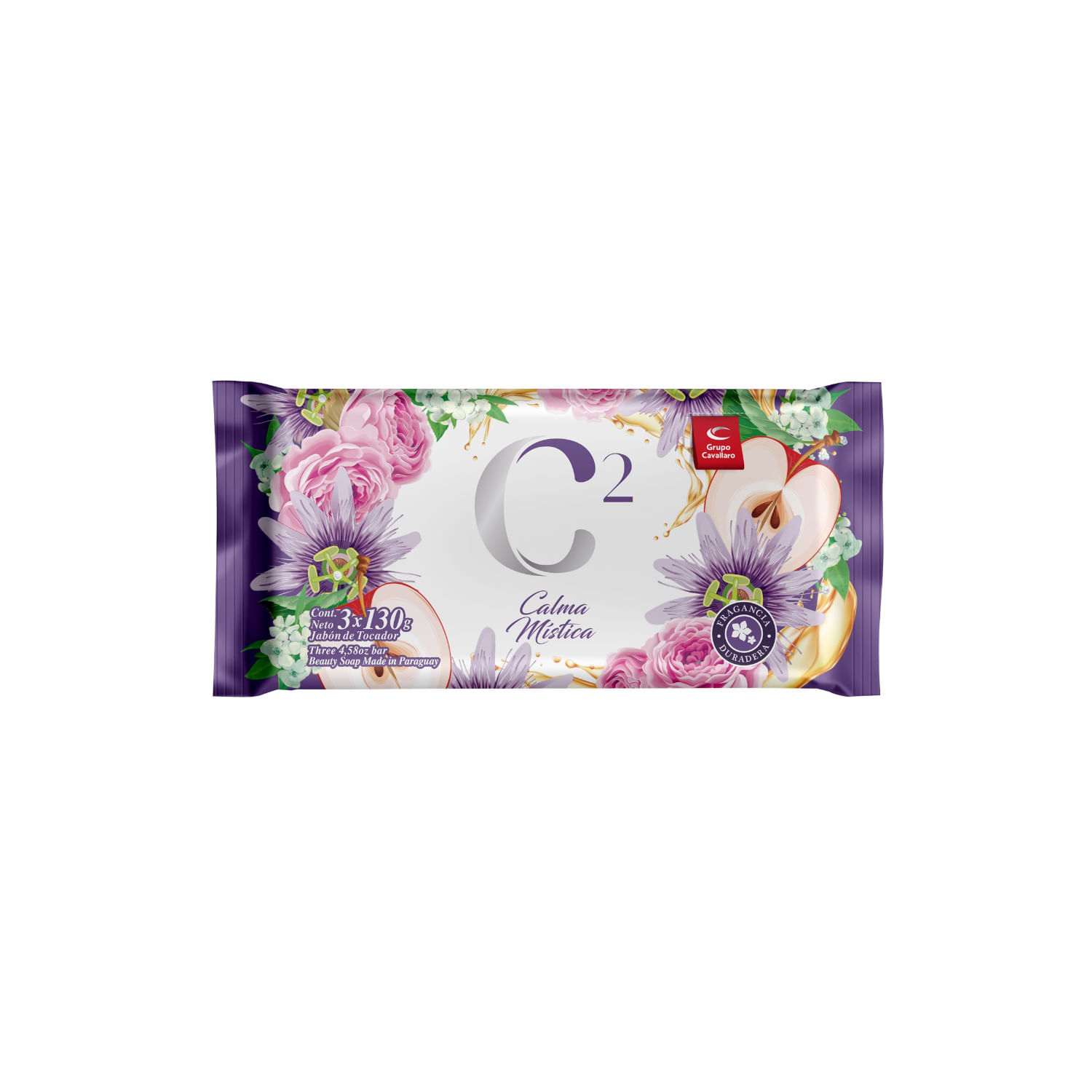 7840118220067 JABON CAVALLARO C2 130 GRS. X 3 UN. CALMA MISTICA (10568)