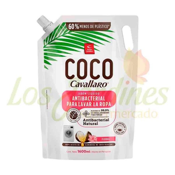 7840118220180 JABON LIQ. CAVALLARO D.PACK 1,600 LT. FLORAL (12024)