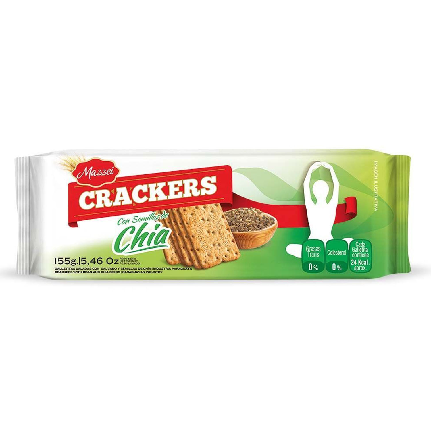 GALLETITA MAZZEI CRACKERS 155 GRS. C/CHÌA (58029)