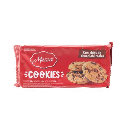 GALLETITA MAZZEI COOKIES 100 GRS. C/CHIPS CHOCOLATE (58045)