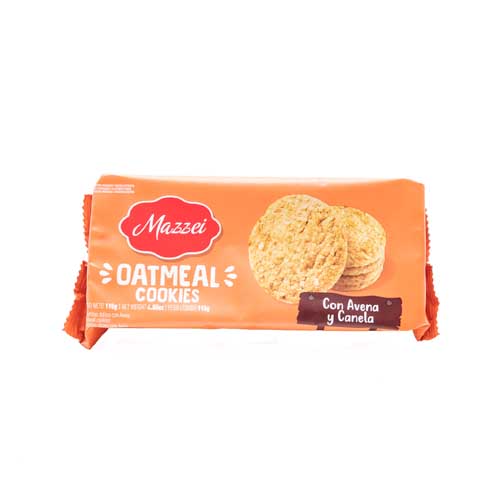 GALLETITA MAZZEI COOKIES 95 GRS. AVENA Y CANELA (58047)