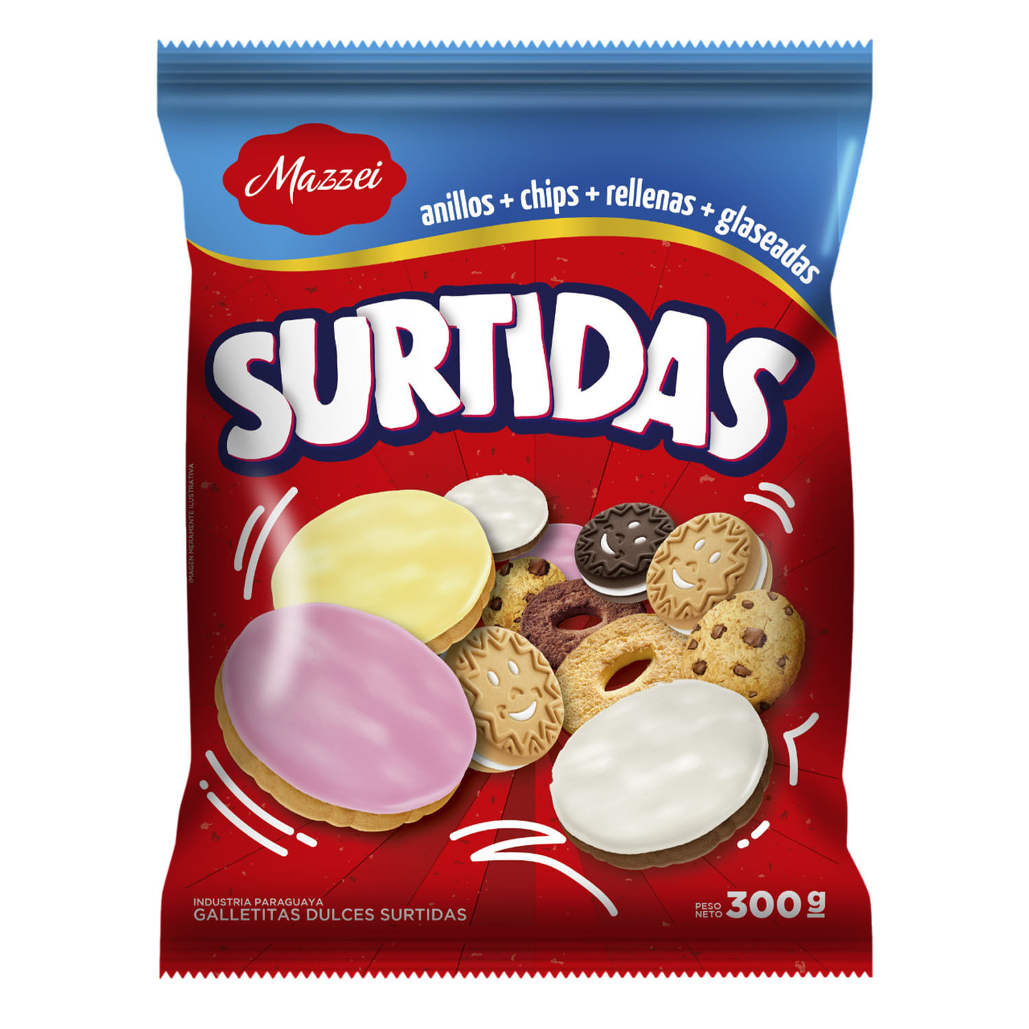 7841503002930 GALLETITA MAZZEI SURTIDAS 300 GRS. (58061)