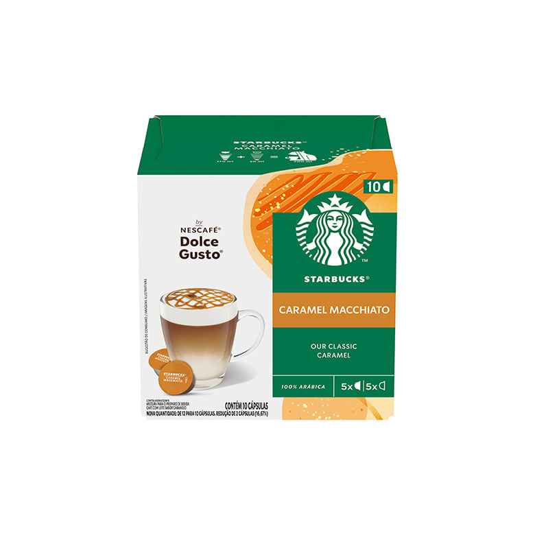 CAFE STARBUCKS CARAMELO MACCHIATO 10 CAP. (12574654)