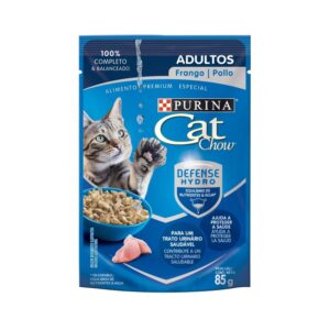 ALIM. P/MASCOTAS CAT CHOW ADULTOS 85 GRS. POLLO (9707)