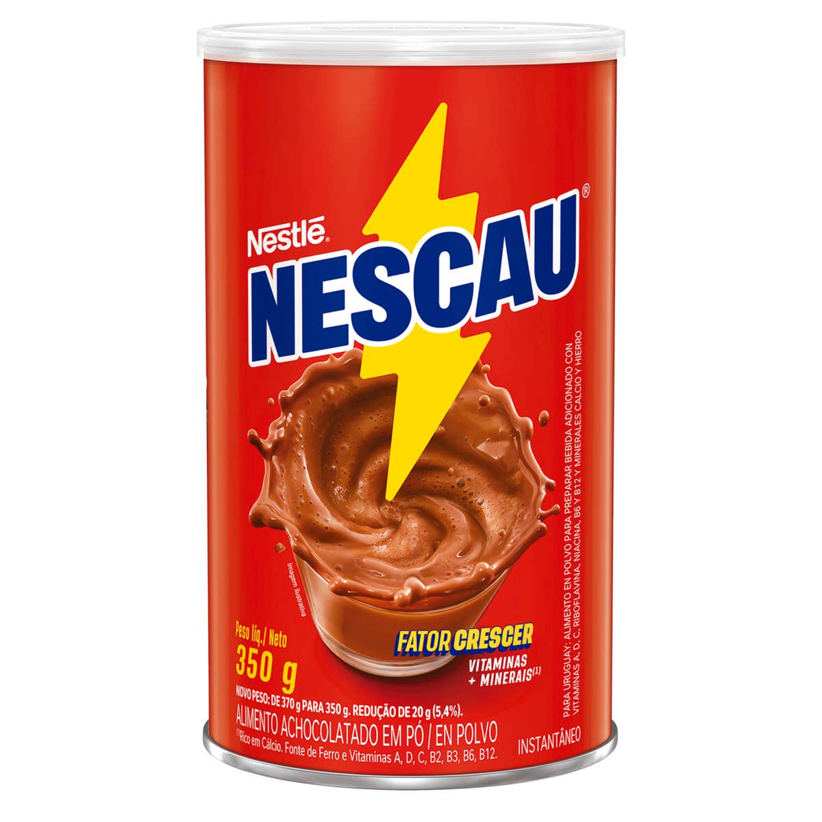 7891000412855 ALIMENTO ACHOCOLATADO NESCAU FACTOR CRECER 350 GRS. (12604964)