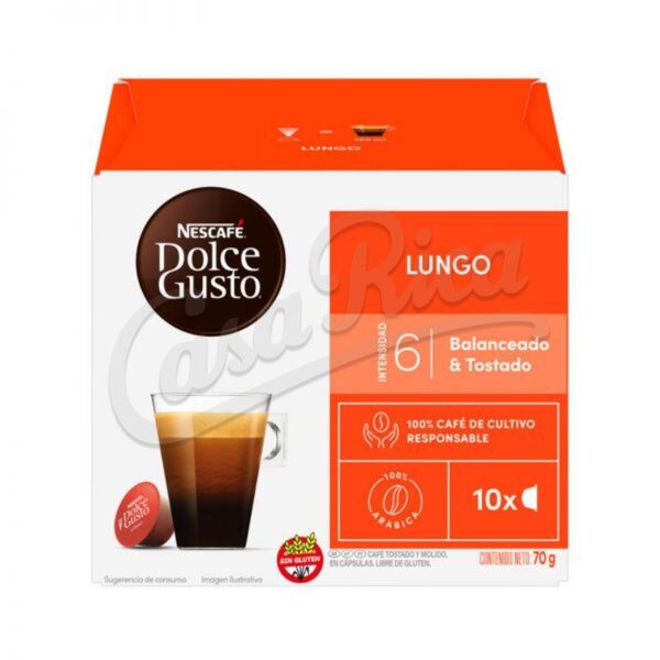 CAFE NESCAFE DOLCE GUSTO LUNGO 10 CAP. 70 GRS. (12614287)