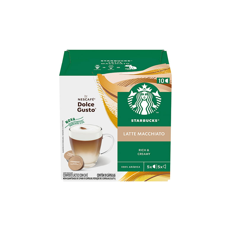 CAFE STARBUCKS VAINILLA MACCHIATO 10 CAP. (12574652)