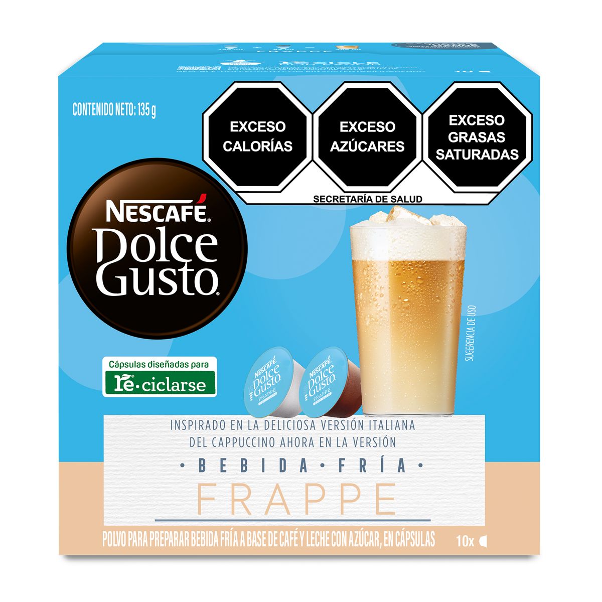 CAFE NESCAFE DOLCE GUSTO FRAPPE 10 CAP. 135 GRS.(12551474)