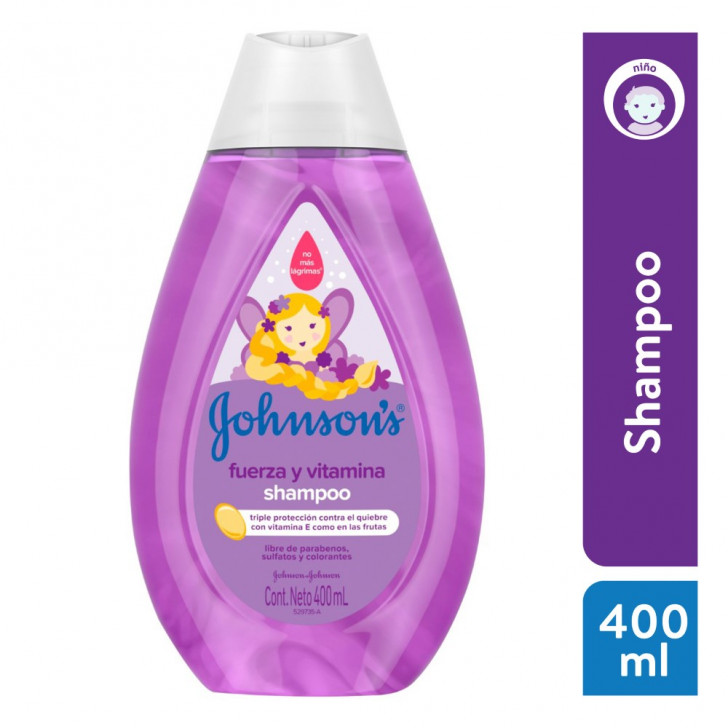 7891010244491 SHAMPOO JOHNSON 200 ML. FUERZA Y VITAMINA (528572)