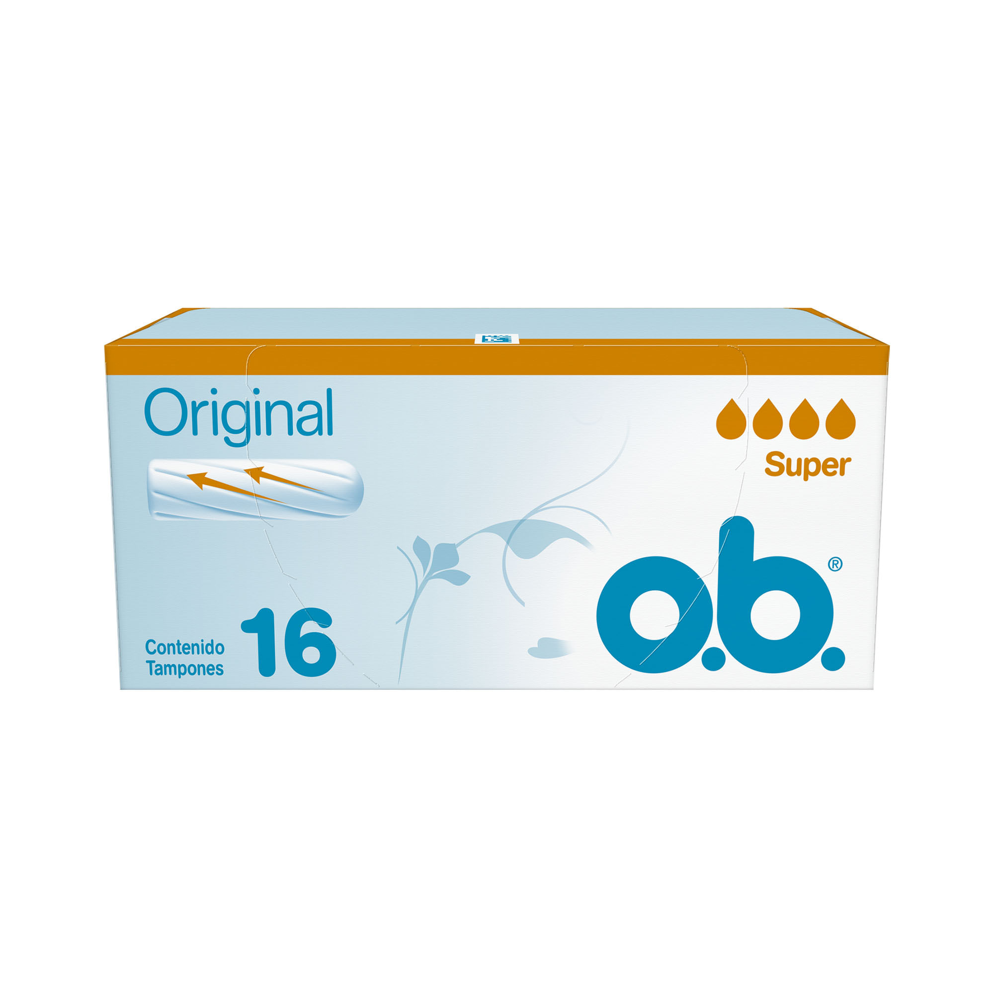 7891010245580 TAMPONES O.B. 16 UNIDADES SUPER (556783)