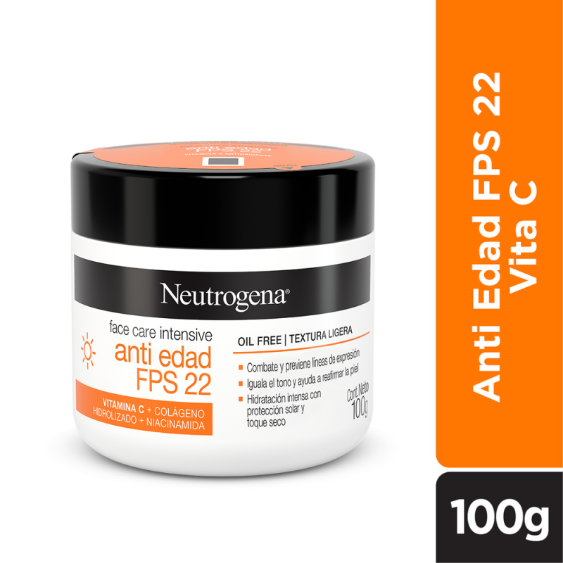 7891010253820 CREMA NEUTROGENA ANTIEDAD FPS22 100 GRS. (555666)