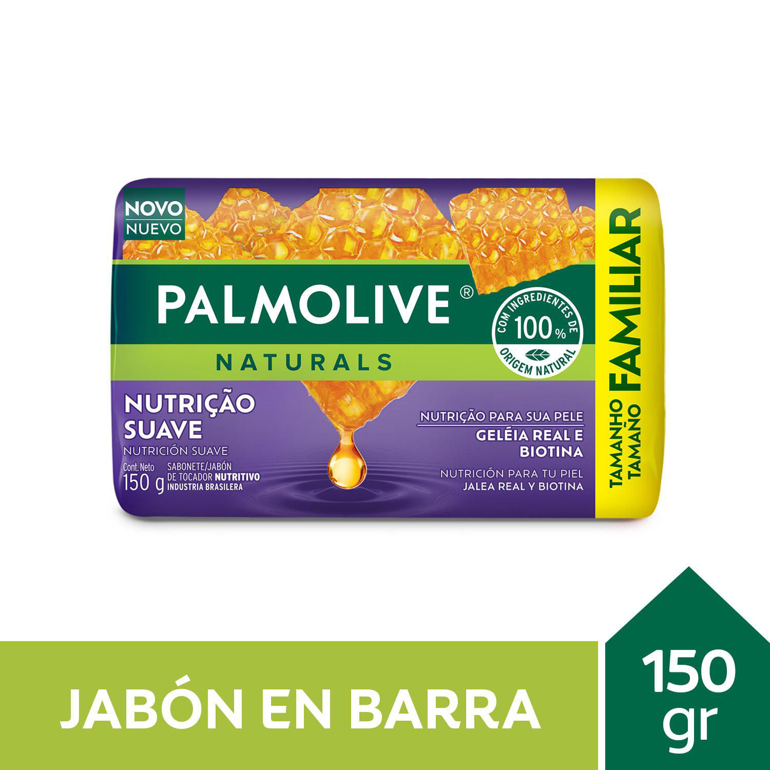 7891024027523 JABON PALMOLIVE 150 GRS. NAT. JALEA REAL Y PROTEINA (02752A)