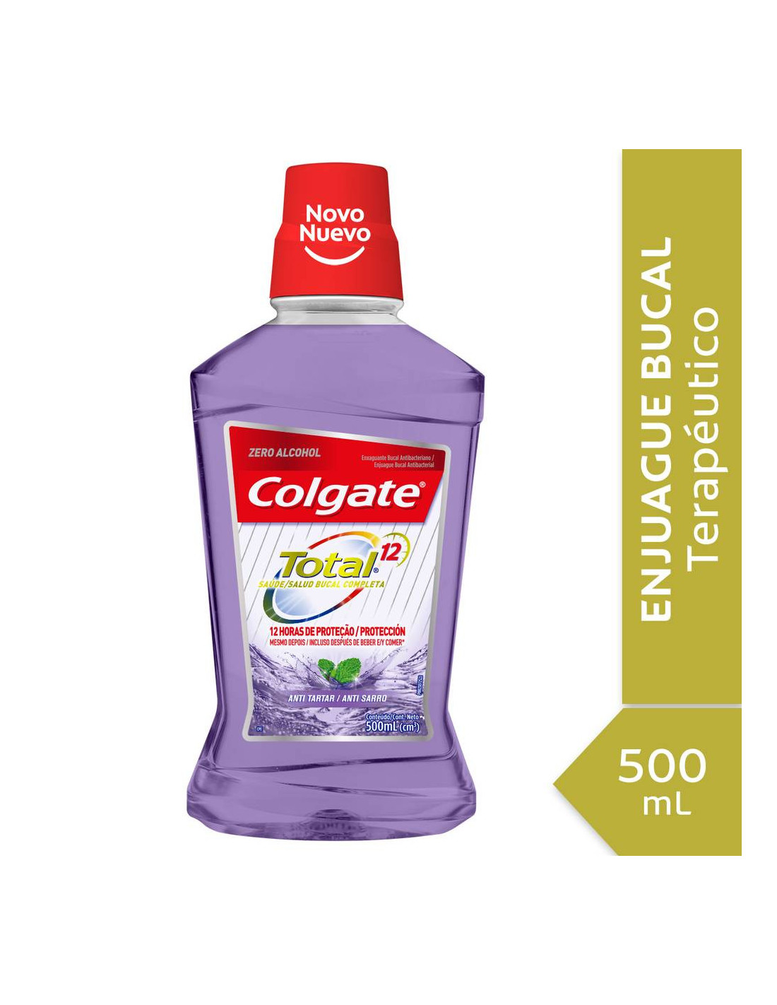 7891024027998 ENJUAGUE BUCAL COLGATE TOTAL12 500 ML. ANTI SARRO (02799A)