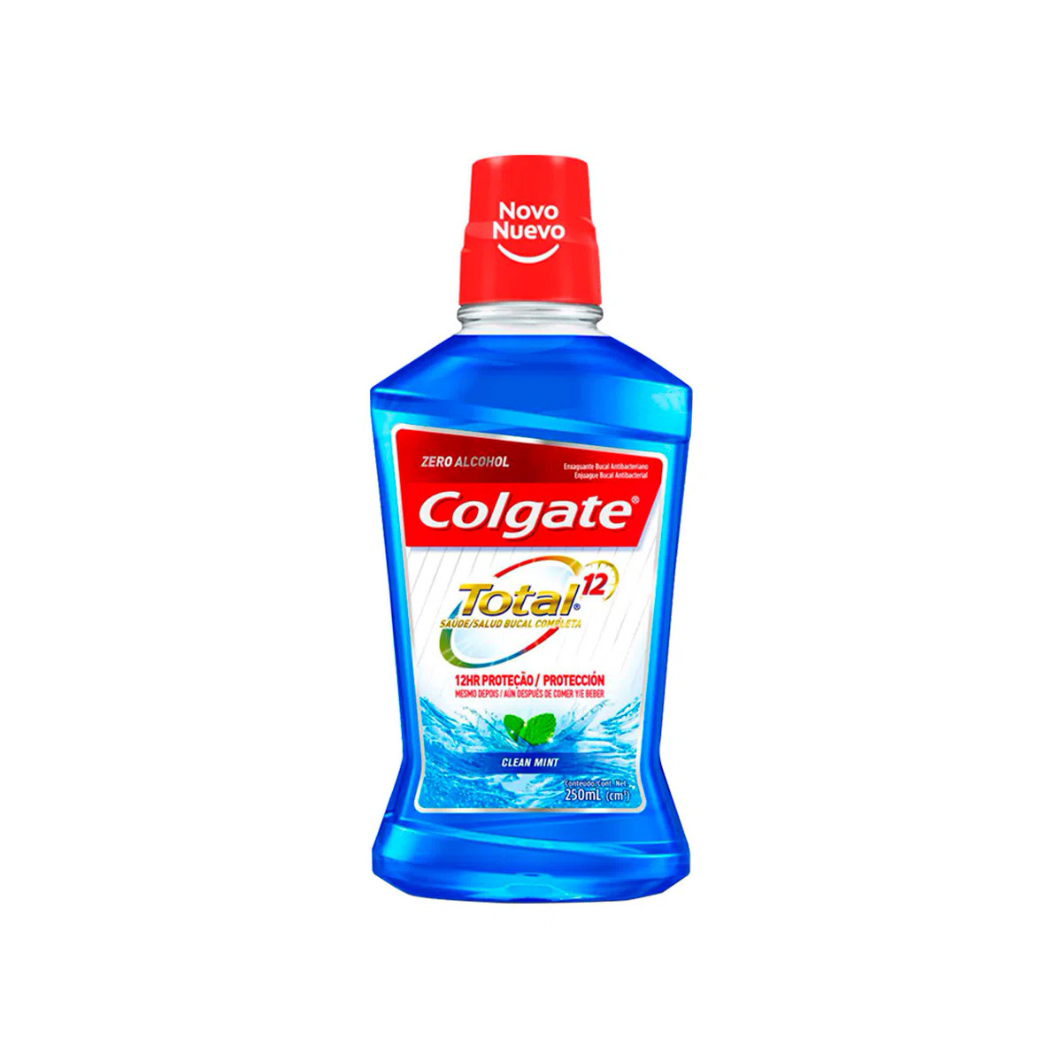 7891024028834 ENJUAGUE BUCAL COLGATE TOTAL12 250 ML. CLEAN MINT (02883A)