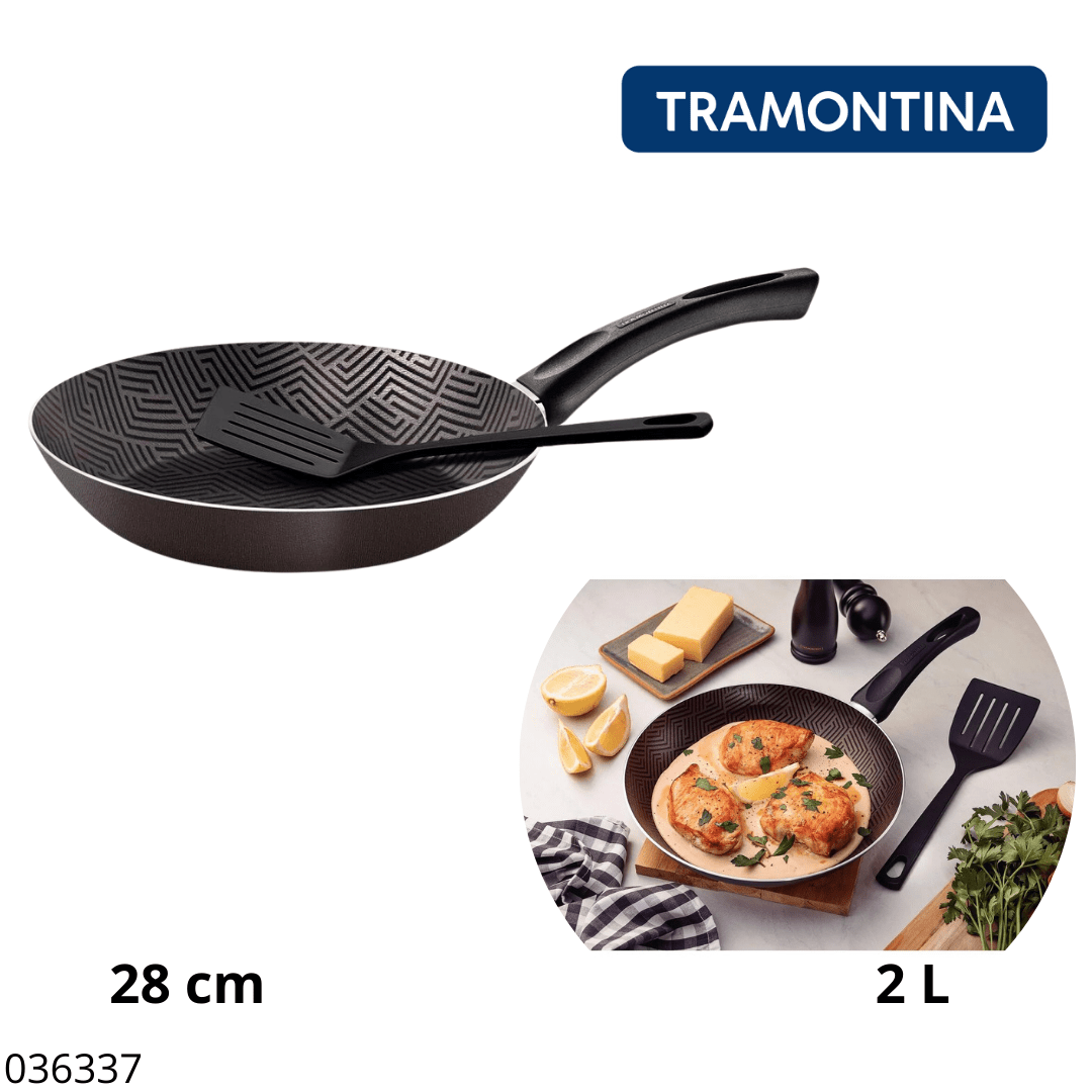 7891112298095 SARTEN ALUM. TRAMONTINA PARIS STARFLON 28 CMS. C/ESPAT.