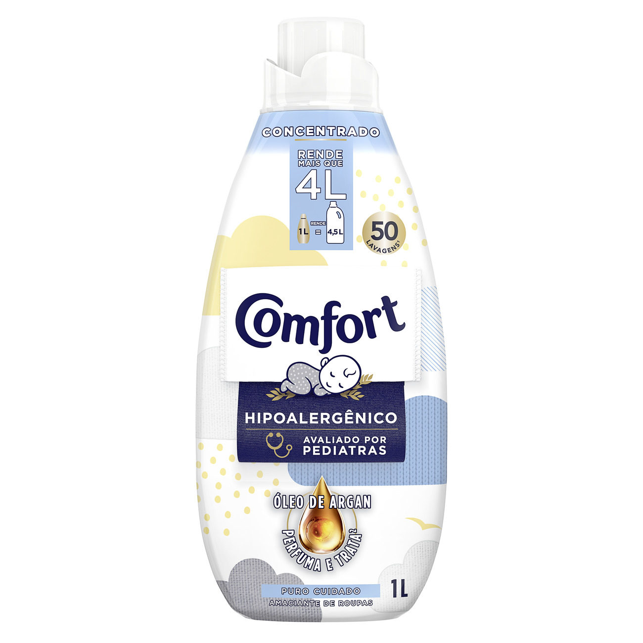 SUAV. COMFORT CONC. BOT. 1 LT. HIPOALERG. PURO CUIDADO