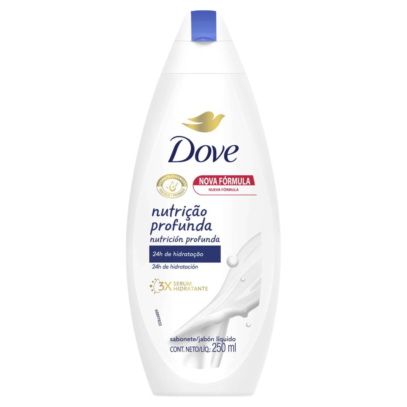 7891150063105 JABON DOVE LIQ. CORPORAL 250 ML. NUTRICION PROFUNDA (69561259)