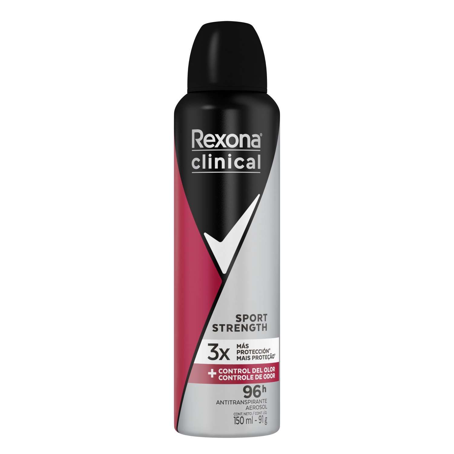 DESOD. AER. REXONA CLINICAL MEN 96 HS. 91 GRS. SPORT STRENGT