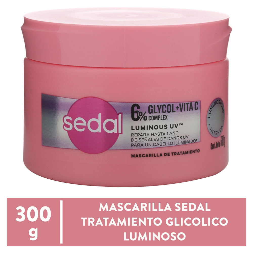 7891150099920 SEDAL MASCARA TRATAMIENTO 300 GRS. LUMINOUS UV (64800324)