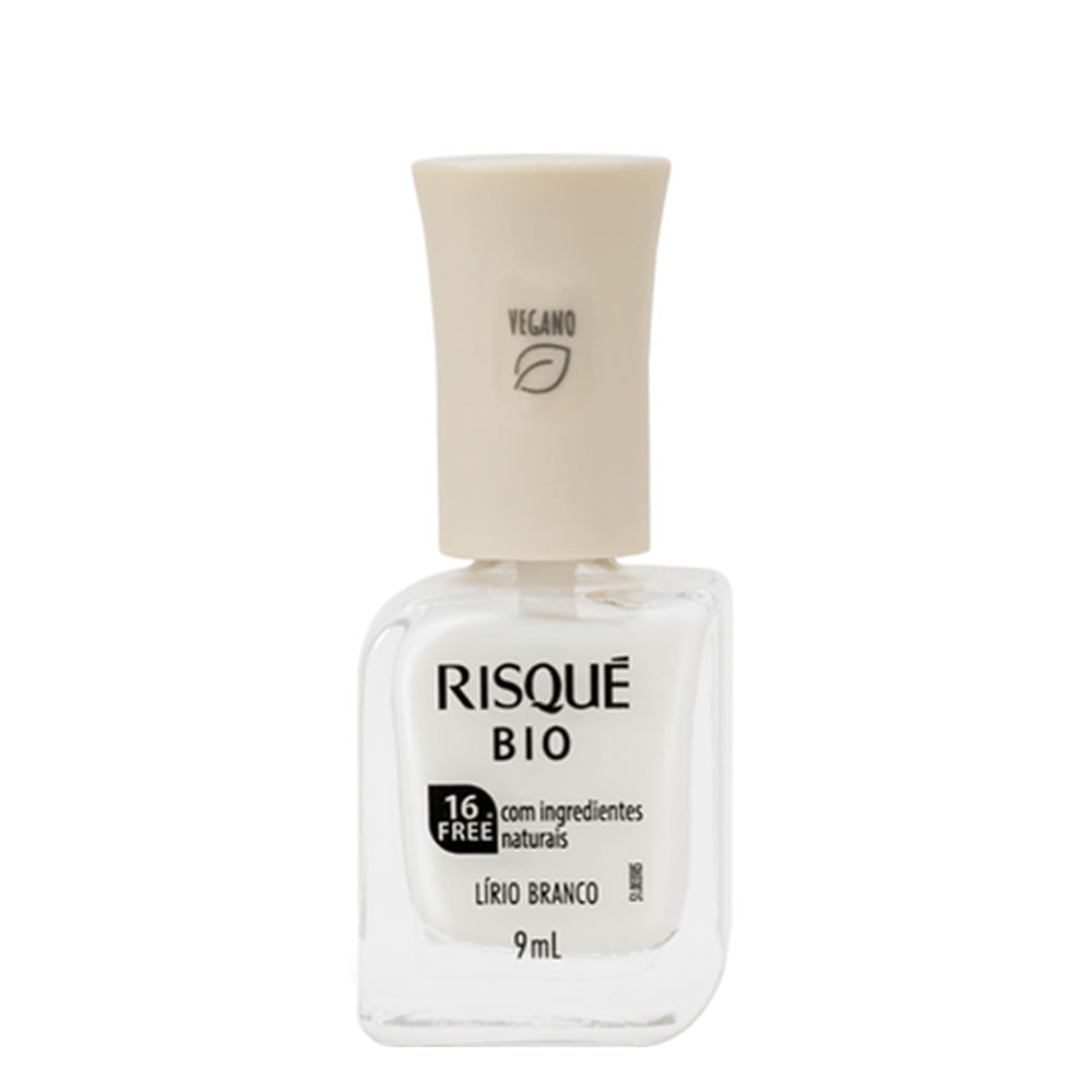 7891350039405 ESMALTE P/UÑAS RISQUE BIO 9 ML. LIRIO BRANCO (35089)