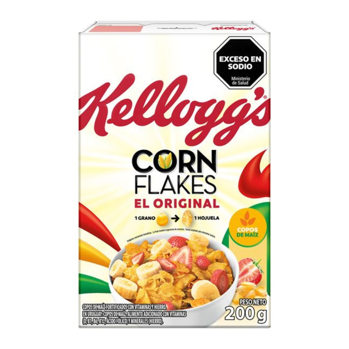CEREALES KELLOGGS CORN FLAKES 200 GRS. BOX (38381054)