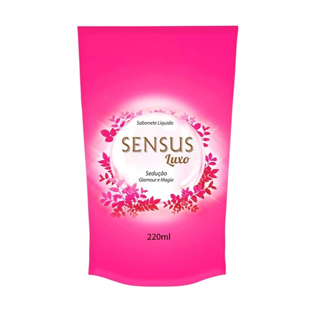 7896012103760 JABON SENSUS LIQ. SACHET 220 ML. SEDUCCION (1046)