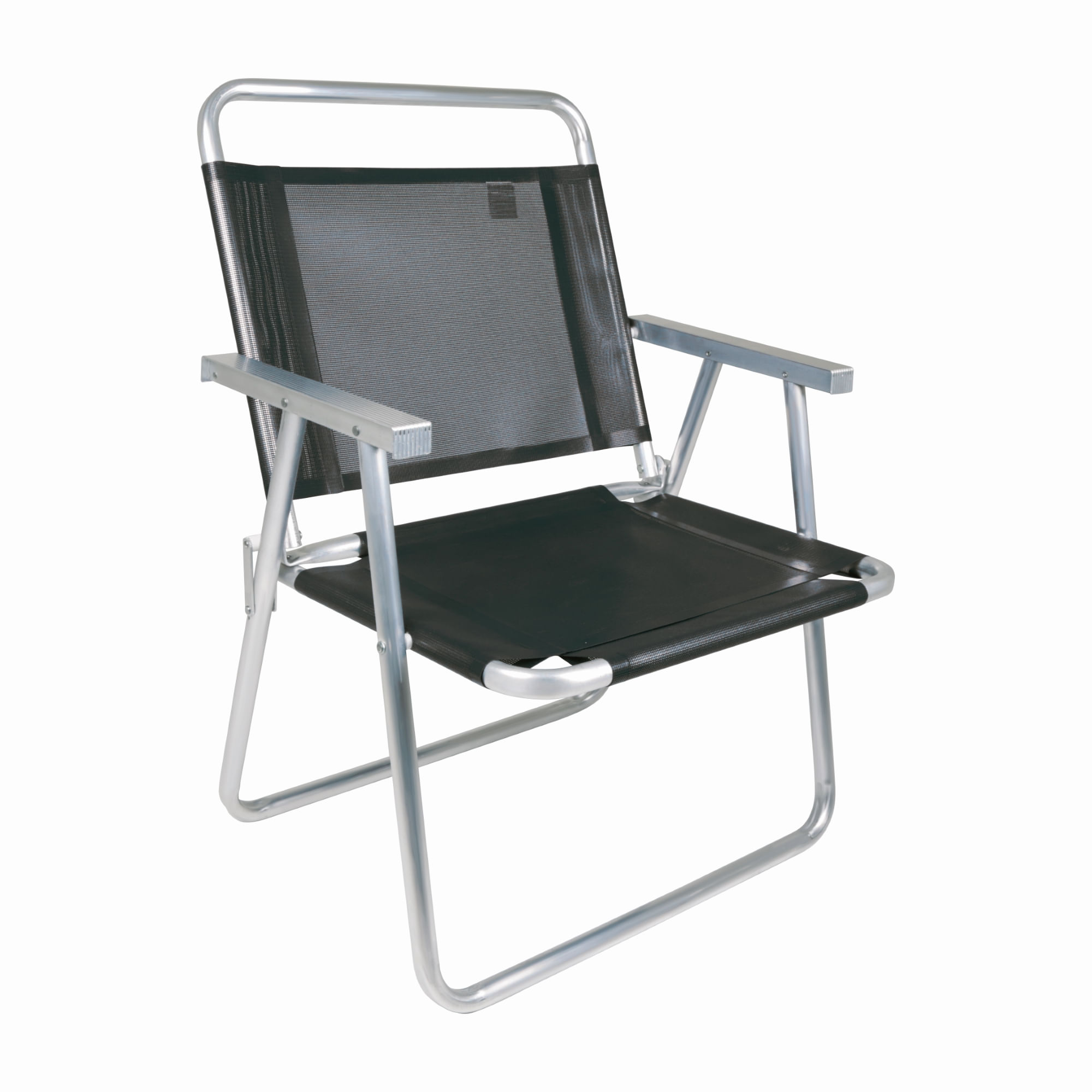 7896020621539 SILLA PLEGABLE ALUMINIO OVERSIZE NEGRA (A5868.1)