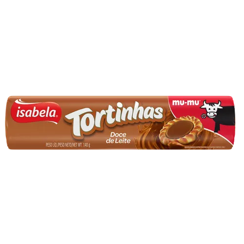 7896022086695 GALLETITA ISABELA TORTINHAS 140 GRS. DULCE DE LECHE (101246692)