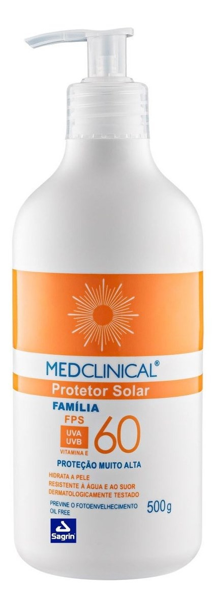 7896048608345 PROTECTOR SOLAR MEDCLINICAL FPS60 500 GRS. (8506)