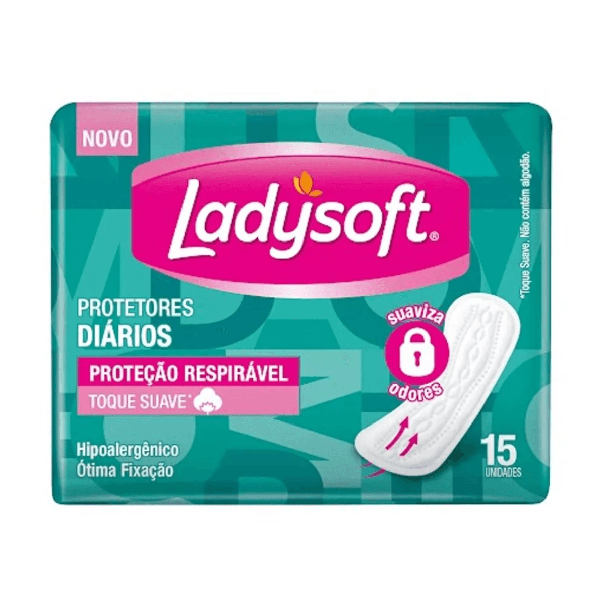 7896061980619 PROTEC. DIARIO LADYSOFT RESPIRABLE 15 UN. (9570)