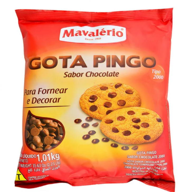 GOTAS DE CHOCOLATE L/GLUTEN MAVALERIO 1 KG. (4441)