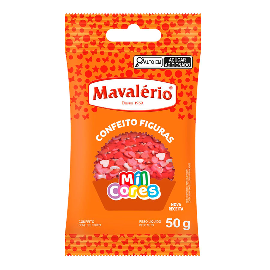 CONFITE CORAZON MIL CORES PAQ. 50 GRS. (04865)