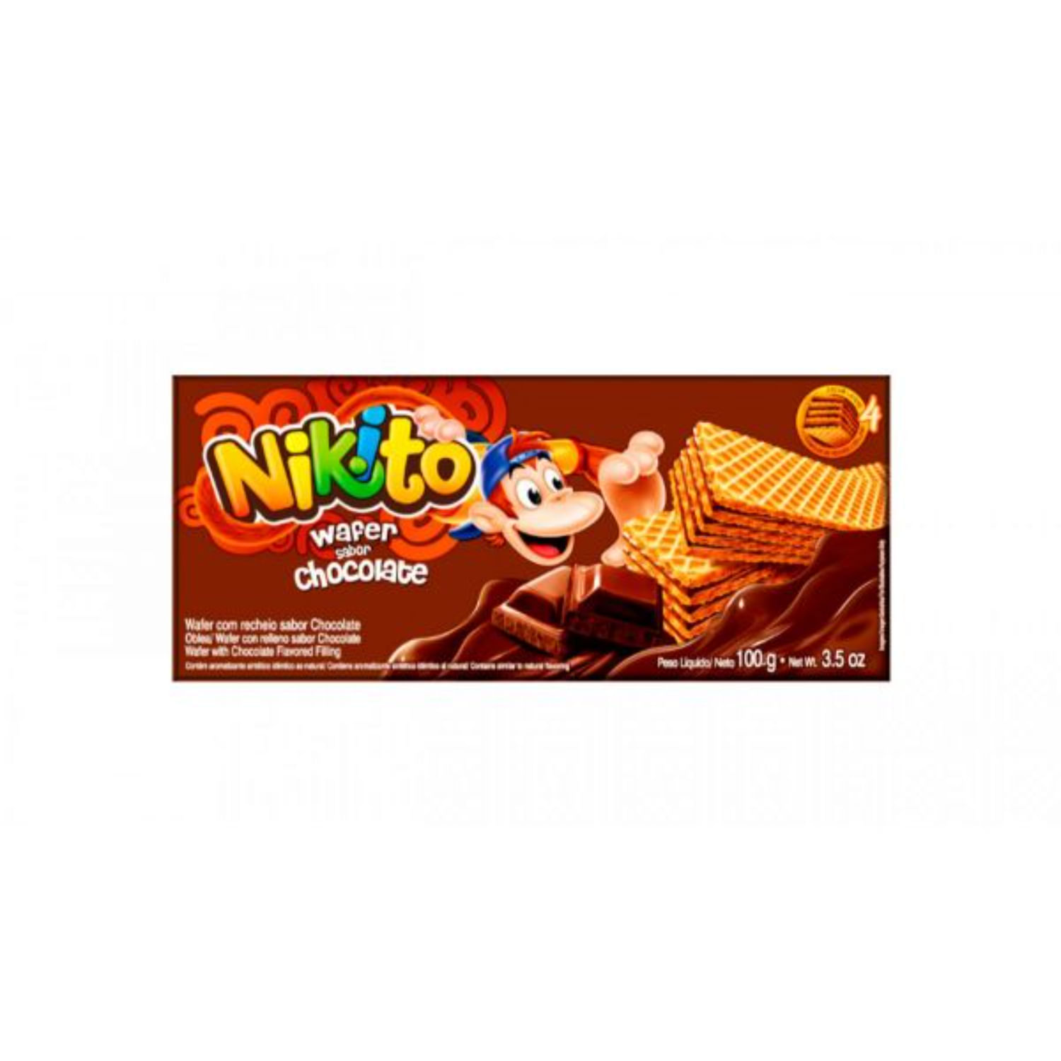 WAFFLE NIKITO 100 GRS. CHOCOLATE (0101245475)