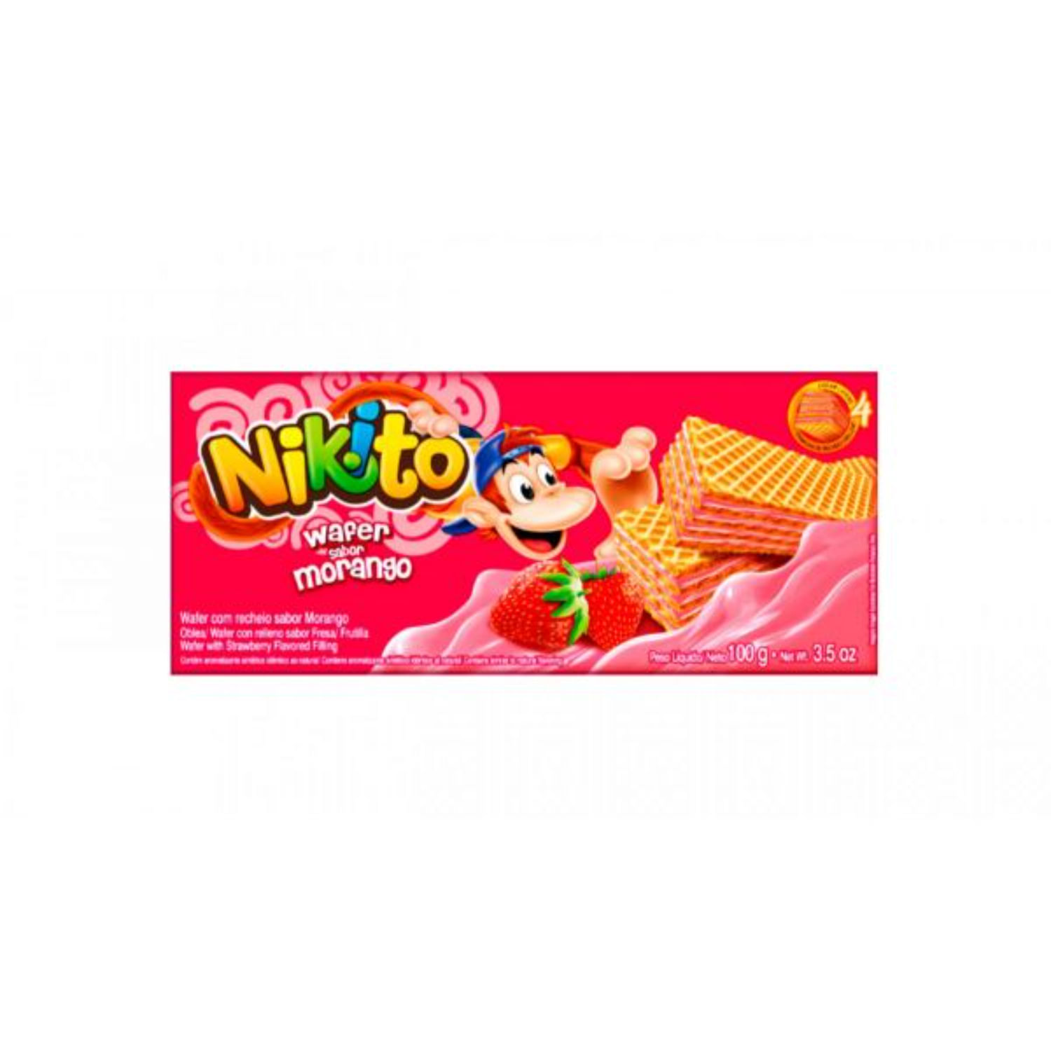 WAFFLE NIKITO 100 GRS. FRUTILLA (0101245482)
