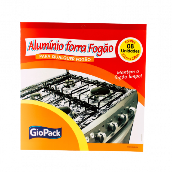 FORRO COCINA ALUMINIO GIOPACK 27 X 27 CM. (60504)